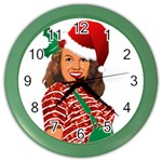 Xmas Norma Jean Color Wall Clock