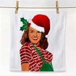 Xmas Norma Jean Face Towel