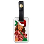 Xmas Norma Jean Luggage Tag (one side)