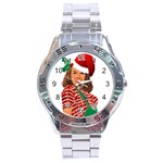 Xmas Norma Jean Stainless Steel Analogue Watch