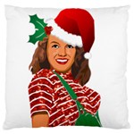 Xmas Norma Jean Large Cushion Case (One Side)