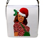 Xmas Norma Jean Flap Closure Messenger Bag (L)