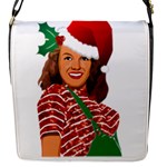 Xmas Norma Jean Flap Closure Messenger Bag (S)