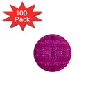 Pink sequins 1  Mini Magnet (100 pack) 