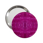 Pink sequins 2.25  Handbag Mirror