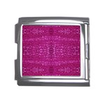 Pink sequins Mega Link Italian Charm (18mm)