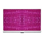 Pink sequins Business Card Holder