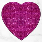 Pink sequins Jigsaw Puzzle (Heart)