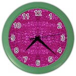 Pink sequins Color Wall Clock