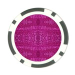 Pink sequins Poker Chip Card Guard