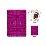 Pink sequins Playing Cards (Mini)