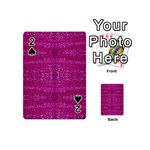 Pink sequins Playing Cards 54 (Mini)