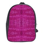 Pink sequins School Bag (XL)