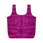 Pink sequins Full Print Recycle Bag (M)