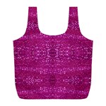 Pink sequins Full Print Recycle Bag (L)