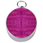 Pink sequins Silver Compass