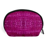 Pink sequins Accessory Pouch (Large)