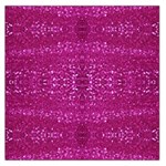 Pink sequins Large Satin Scarf (Square)