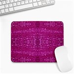 Pink sequins Small Mousepad