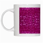 Pink sequins White Mug