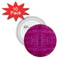 Pink sequins 1.75  Button (10 pack) 