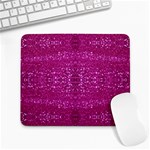 Pink sequins Large Mousepad