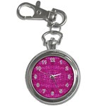 Pink sequins Key Chain Watch