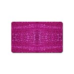 Pink sequins Magnet (Name Card)