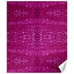 Pink sequins Canvas 8  x 10 