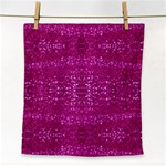 Pink sequins Face Towel