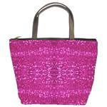 Pink sequins Bucket Bag