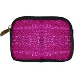 Pink sequins Digital Camera Leather Case