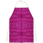 Pink sequins Full Print Apron