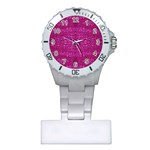 Pink sequins Nurses Watch