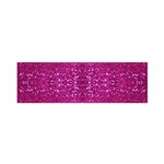 Pink sequins Satin Scarf (Oblong)