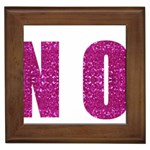 fuchsia sequin No Framed Tile