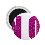 fuchsia sequin No 2.25  Magnet