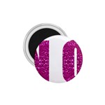 fuchsia sequin No 1.75  Magnet