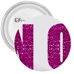 fuchsia sequin No 3  Button