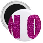 fuchsia sequin No 3  Magnet