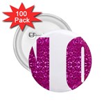 fuchsia sequin No 2.25  Button (100 pack)