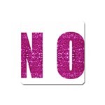 fuchsia sequin No Magnet (Square)