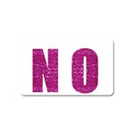 fuchsia sequin No Magnet (Name Card)