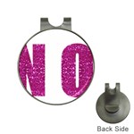 fuchsia sequin No Golf Ball Marker Hat Clip