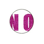 fuchsia sequin No Hat Clip Ball Marker