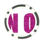 fuchsia sequin No Poker Chip Card Guard