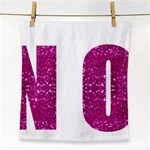 fuchsia sequin No Face Towel