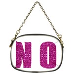 fuchsia sequin No Chain Purse (One Side)