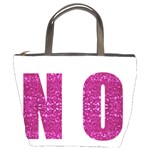 fuchsia sequin No Bucket Bag