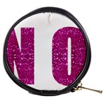 fuchsia sequin No Mini Makeup Bag